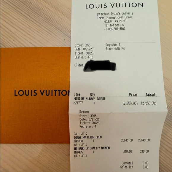 Luis Vuitton Bag Diane - Picture 9 of 9